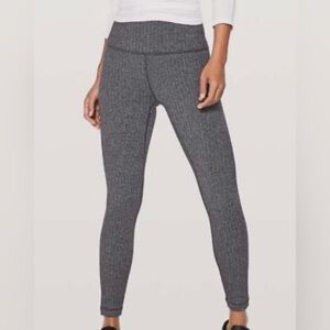 Lululemon Athletica Charcoal Knit Leggings Size 4